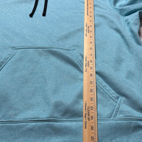 Nike Therma Fit Men’s Turquoise/Black Hoodie- Excellent Condition ~Size XXL - Picture 3 of 9